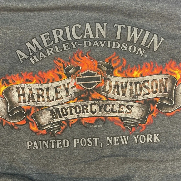 Genuine Harley Davidson Motorcycle T Shirt Men's Sz 2X (2011) Color Gray - Picture 1 of 12